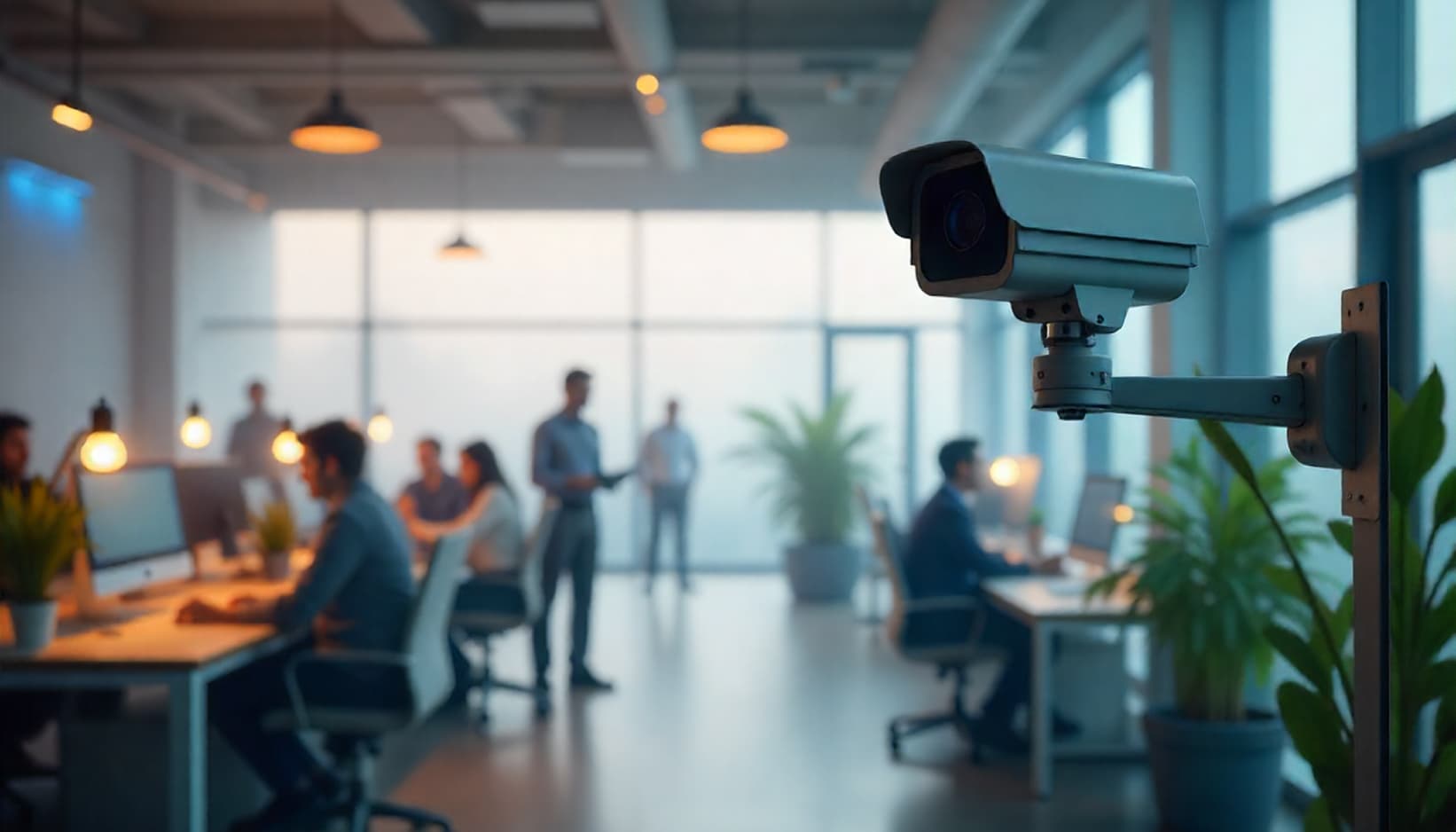 Камера установленная в офисе