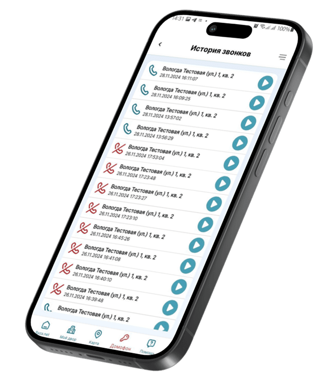 возможности домофона елемент